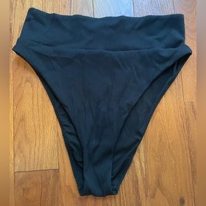 High waisted rib bottoms